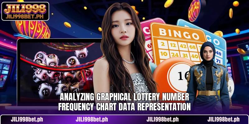 Analyzing graphical lottery number frequency chart data representation