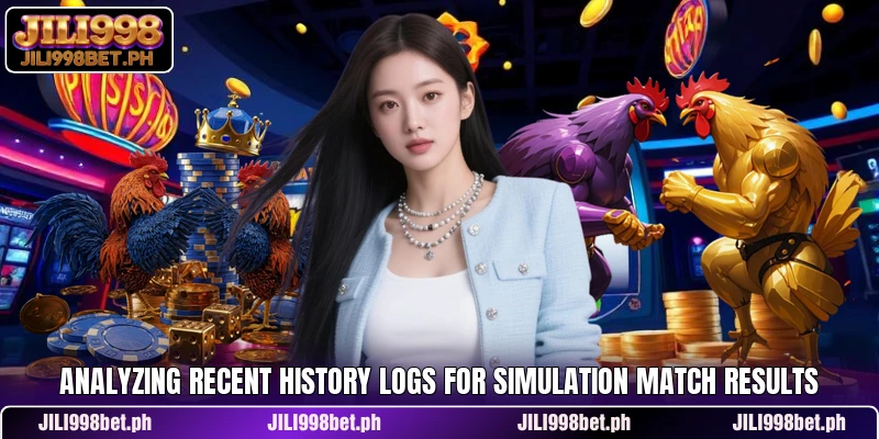 Analyzing recent history logs for simulation match results