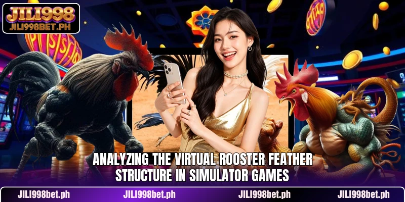 Analyzing the virtual rooster feather structure in simulator games