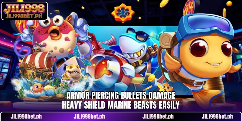 Armor piercing bullets damage heavy shield marine beasts easily
