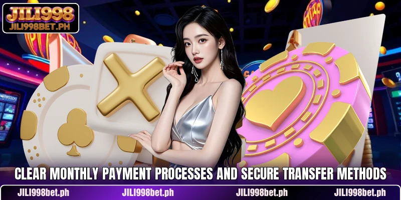 Clear monthly payment processes and secure transfer methods