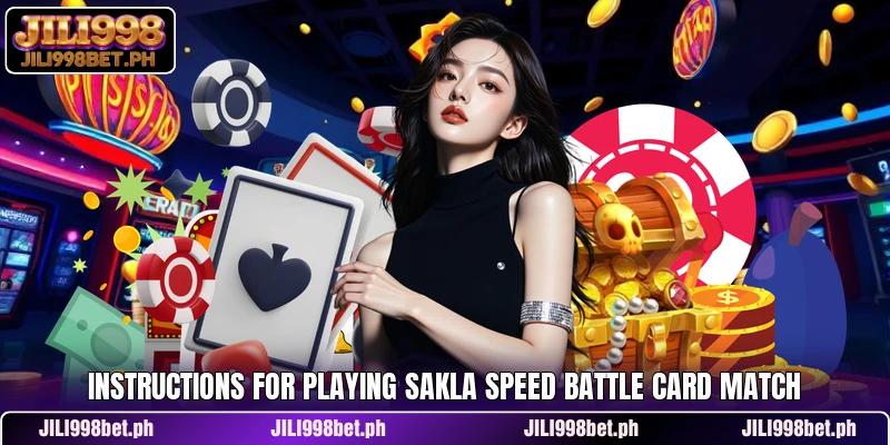 Instructions for playing Sakla Speed Battle card match