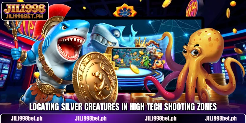 Locating silver creatures in high tech shooting zones