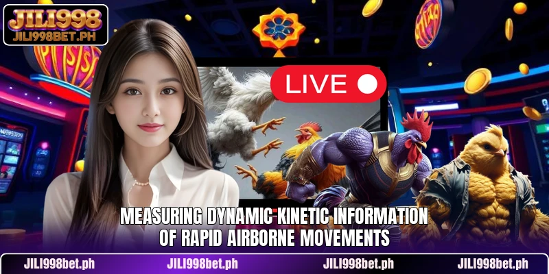 Measuring dynamic kinetic information of rapid airborne movements