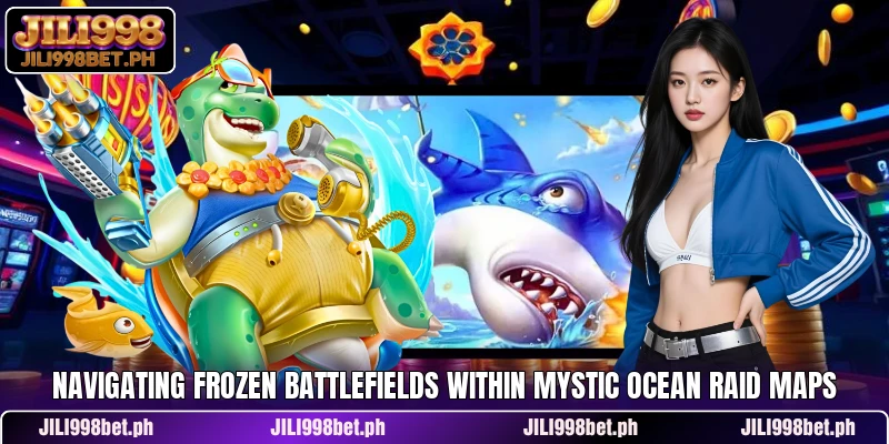 Navigating frozen battlefields within Mystic Ocean Raid maps
