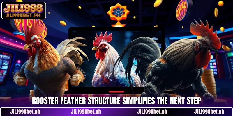 Rooster Feather Structure Simplifies The Next Step