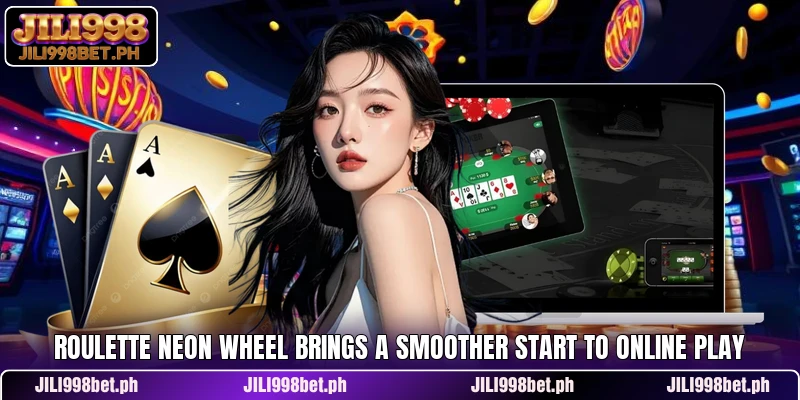 Roulette Neon Wheel Spins Bright Sectors And Chip Plans