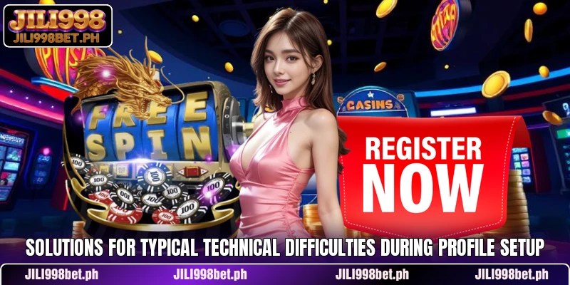 Solutions for typical technical difficulties during profile setup
