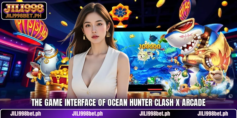 The game interface of Ocean Hunter Clash X arcade