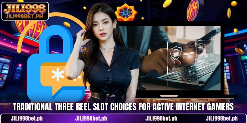 Traditional three reel slot choices for active internet gamers